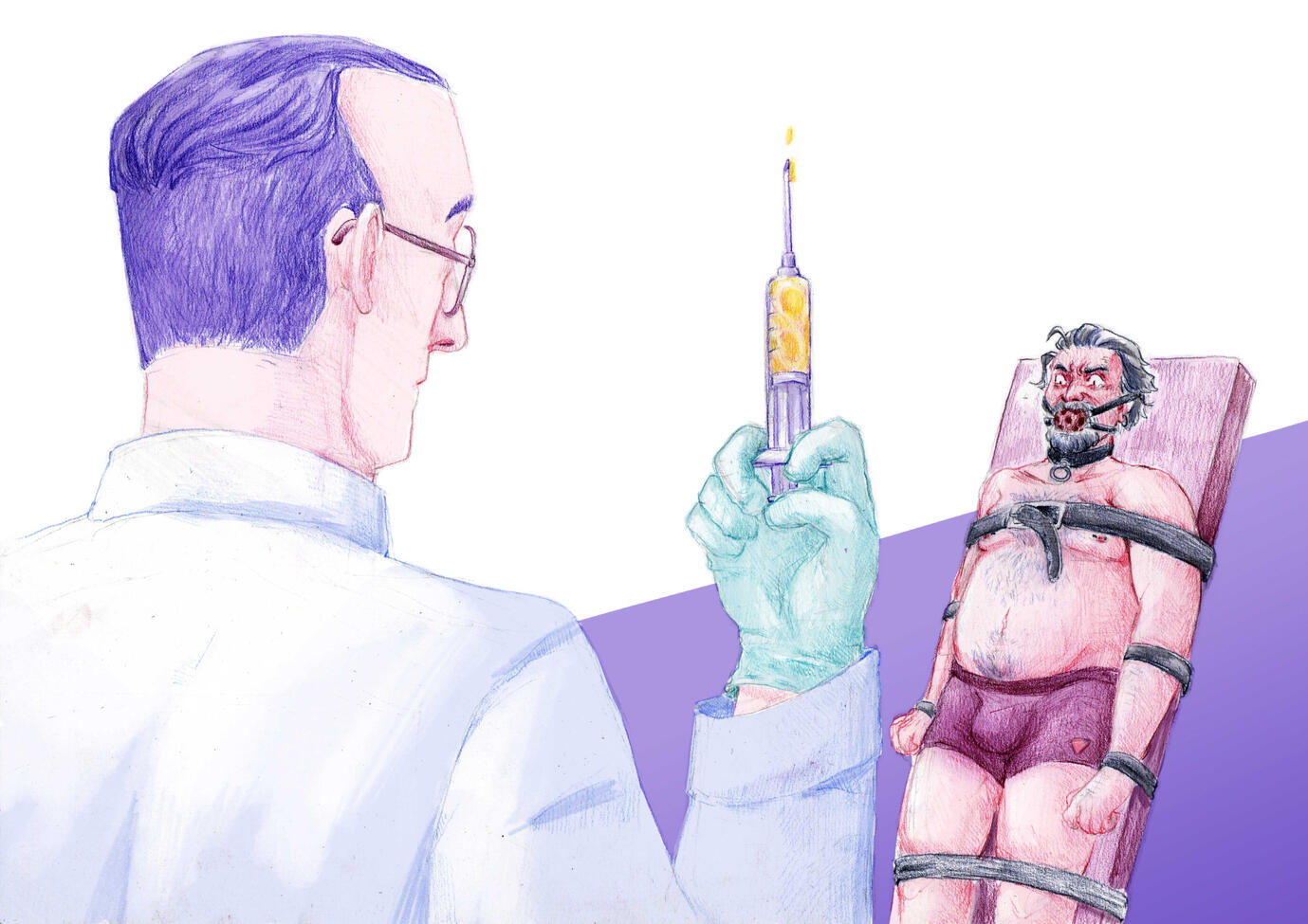 The cure (colours pencil/ photoshop)