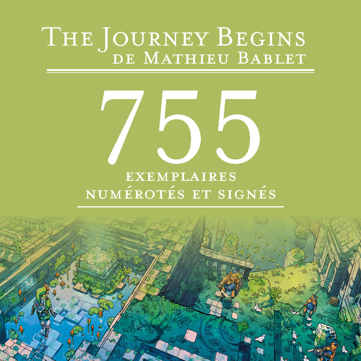 The Journey Begins posters by Mathieu Bablet for an instagram post
