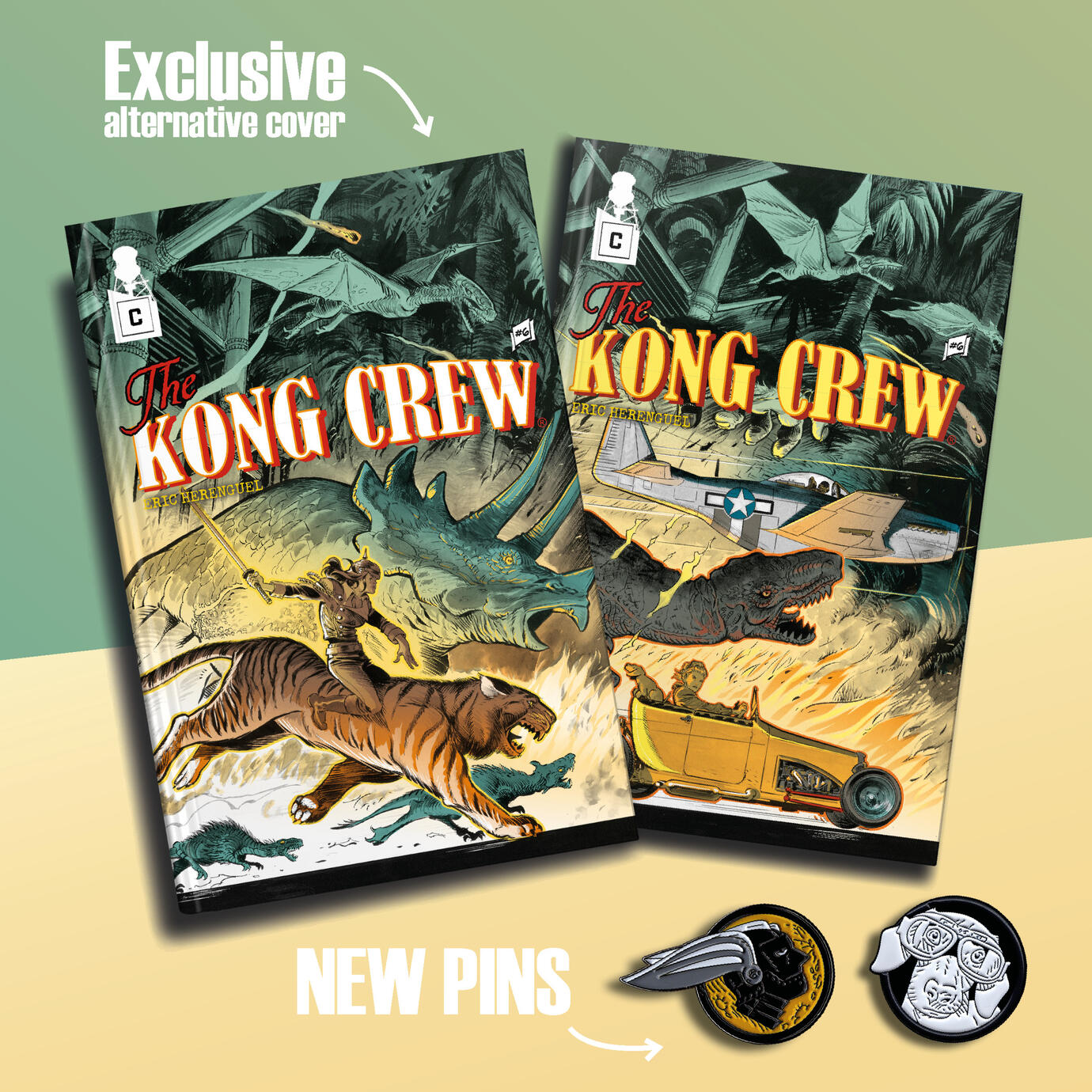 Kong Crew issue #6 by Eric Hérenguel for an instagram advertisment post