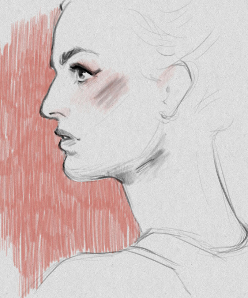 Lux Pascal portrait study (clip studio paint)