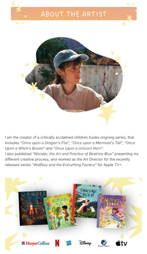 Kickstarter campaign design - The Sunroom by Beatrice Blue for Editions Caurette