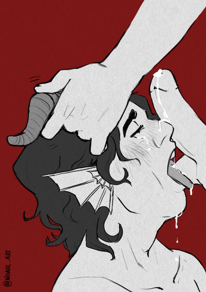 Kinktober Day 22 - Horns