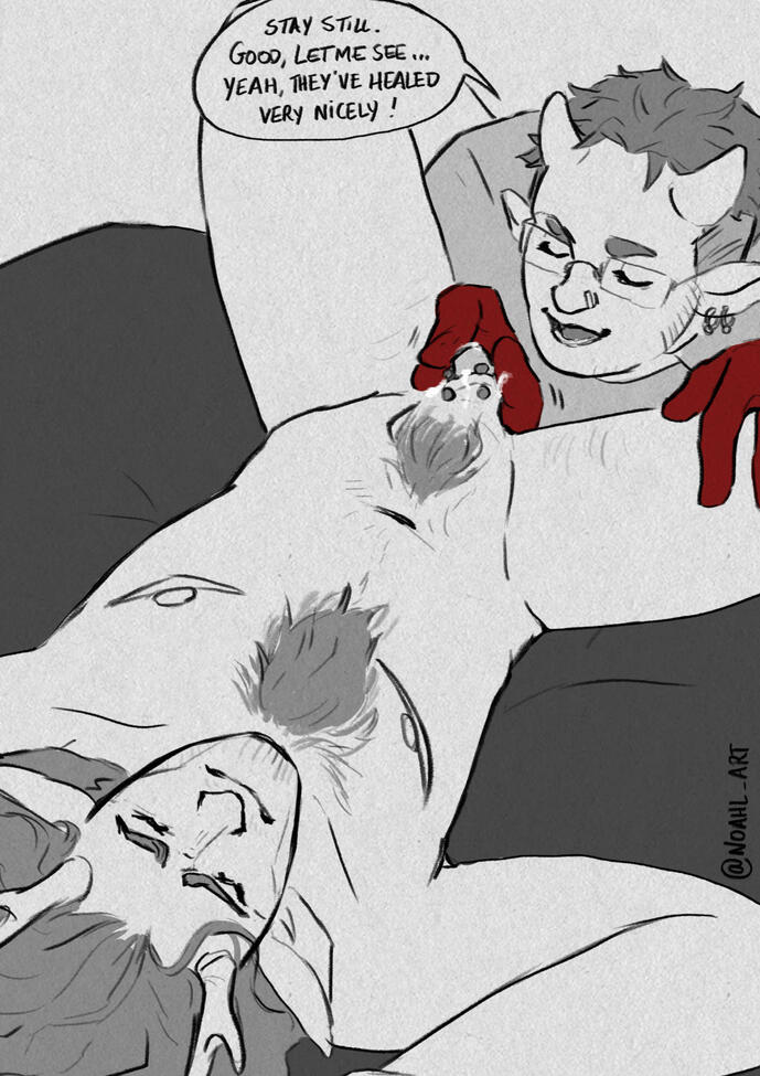 Kinktober Day 14 - Piercing