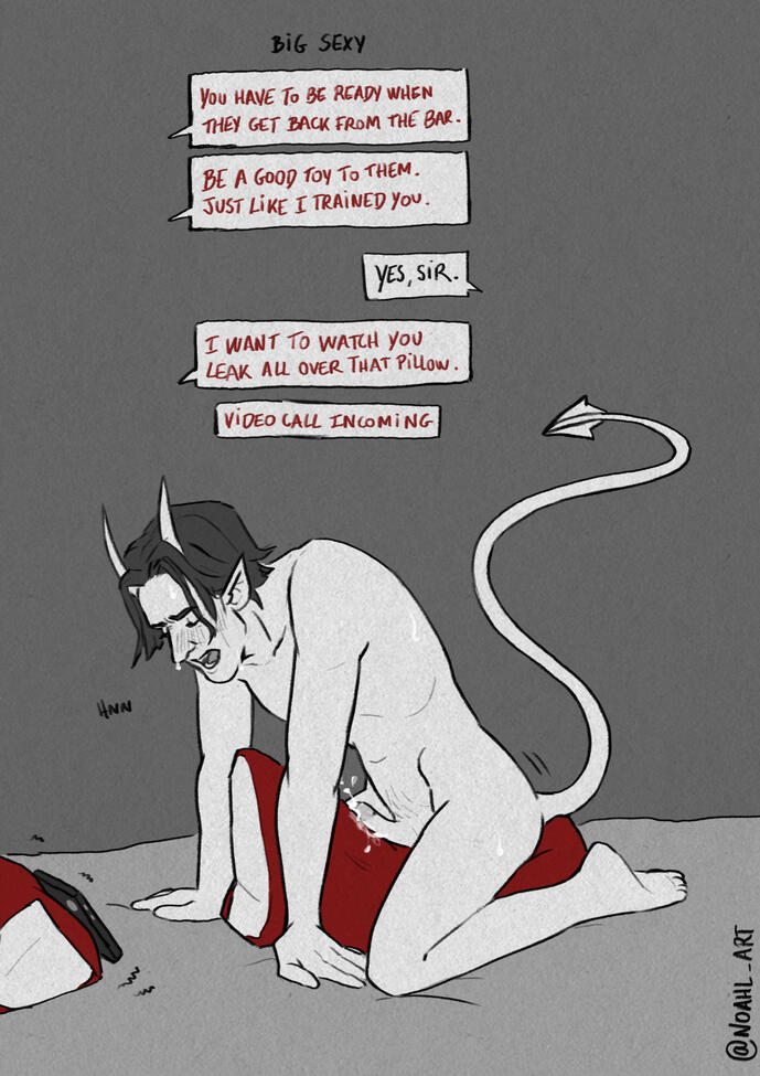 Kinktober Day 31 - Long Distance