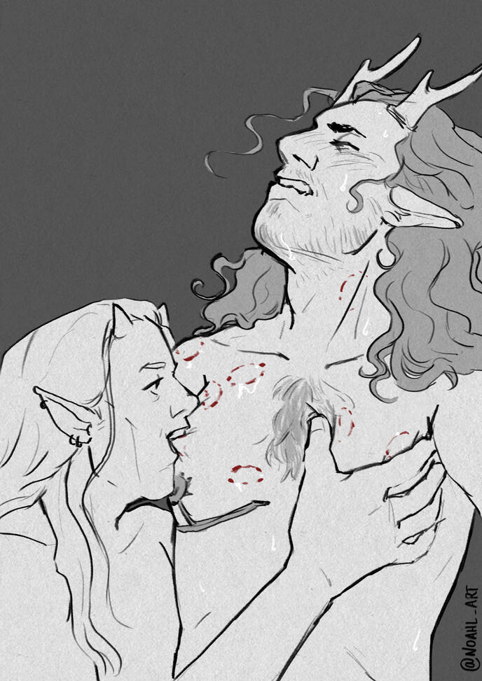 Kinktober Day 15 - Biting Kinktober Day 15 - Biting